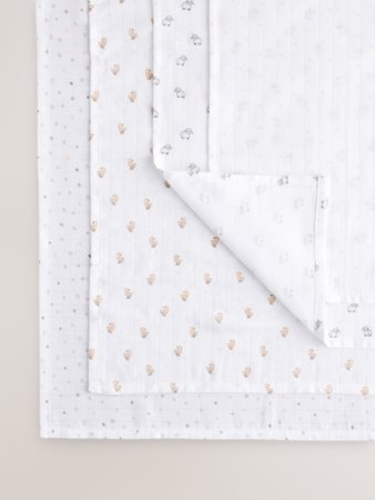 NEXT pašluostukas muslininis, 4 vnt., K86335, cm cm 