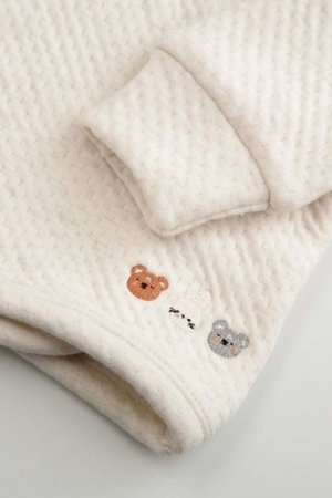 COCCODRILLO susegamas džemperis, smėlio spalvos, 