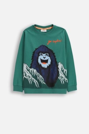 COCCODRILLO marškinėliai, žali, ZC5143101YBK-011-110, 110 cm 