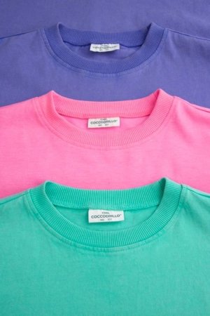 COCCODRILLO marškinėliai trumpomis rankovėmis, rožiniai, dydis 