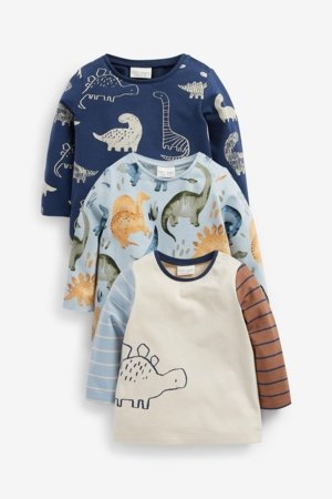 NEXT marškinėliai ilgom rankovėm, 3 vnt., 485402 48540218