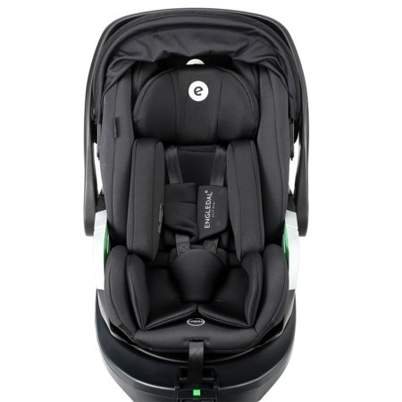 ENGLEDAL automobilinė kėdutė SAGA I-SIZE su baze, 40-87 cm., Black, 25-06SAG-B 