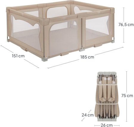 LIONELO maniežas FLORENCE, Beige sand 