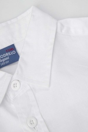 COCCODRILLO marškiniai ilgomis rankovėmis ELEGANT JUNIOR BOY, balti, WC4136102EJB-001-164, 164 cm 