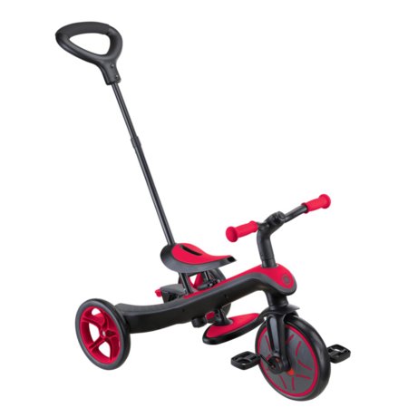 GLOBBER triratukas Trike Explorer 4in1, raudonas, 632-102 632-102