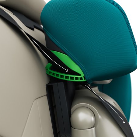 KINDERKRAFT automobilinė kėdutė XPAND 2 PRO, 100-150 cm., Green, KCXPPR02GRE0000 