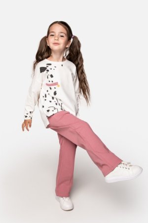 COCCODRILLO marškinėliai ilgomis rankovėmis MAXI MINI GIRL KIDS, ecru, ZC3143103MGK-003 ZC3143103MGK-003-092