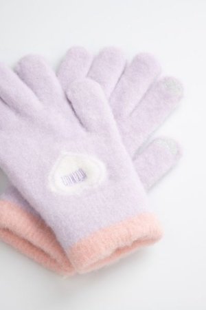 COCCODRILLO pirštinės ACCESSORIES WINTER GIRL, violetinės, ZC5360310AWG-016-L, L cm 