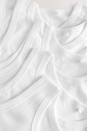 NEXT apatiniai marškinėliai be rankovių, 5 vnt., N59402 146-152 