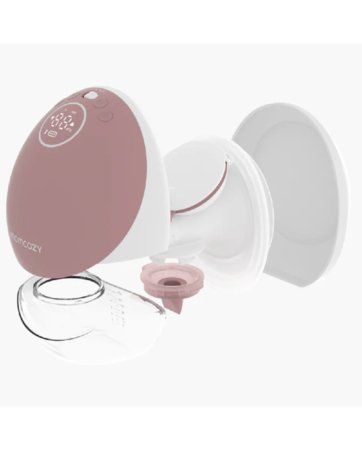 MOMCOZY dvigubas nešiojamas belaidis pientraukis M9, Pink 