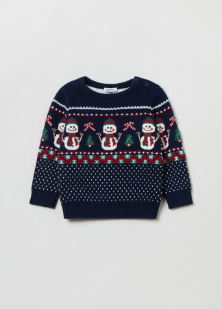 OVS BOY9-36M TRICOT 2H 9-12 BLUE 001916272 