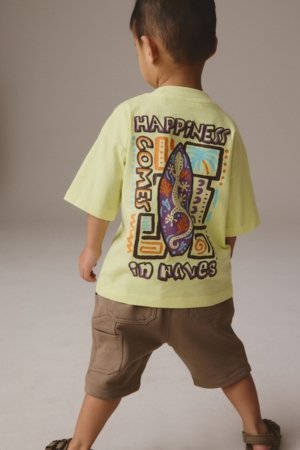 NEXT marškinėliai trumpomis rankovėmis ir šortai, E98600 92-98