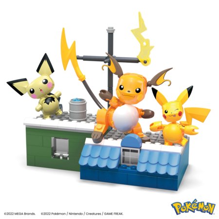 MEGA CONSTRUX POKEMON konstruktorius Pikachu evoliucija, HKT23 HKT23