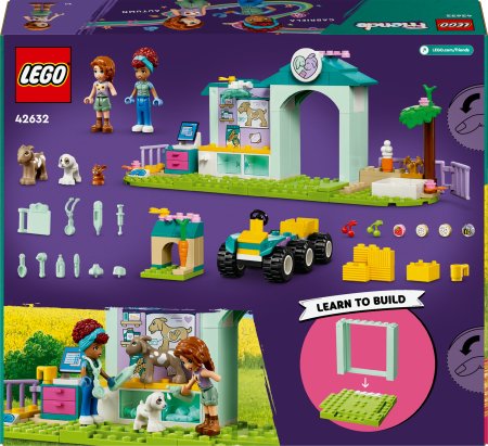 42632 LEGO® Friends Ūkio Gyvūnų Veterinarijos Klinika 