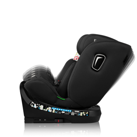 LIONELO automobilinė kėdutė BRAVE I-SIZE, Black carbon, 40-150 cm., LO-BRAVE I-SIZE 