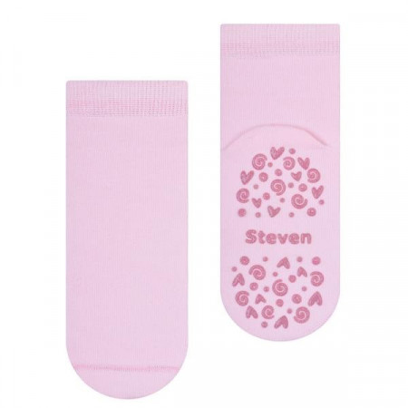 STEVEN Kojinės ABS Pink 164-005 23-25 164-005 PINK