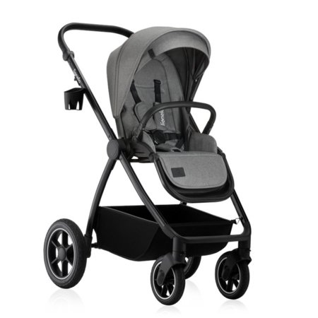 LIONELO universalus vežimėlis MERIL 2in1, Grey stone 