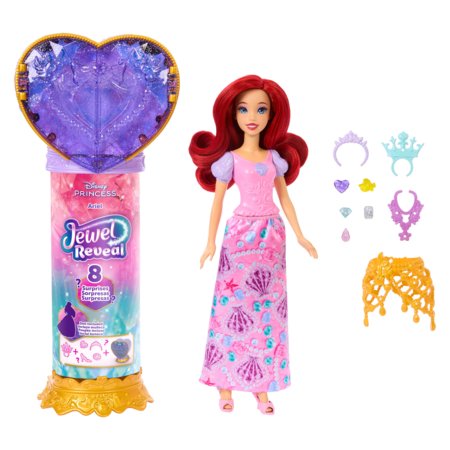 DISNEY Princess Jewel Reveal Arielės siurprizas, JHL49 