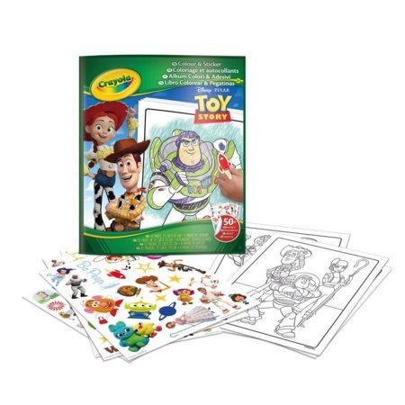CRAYOLA kūrybinis rinkinys Color & Sticker Toy Story 5, 04-7048G 