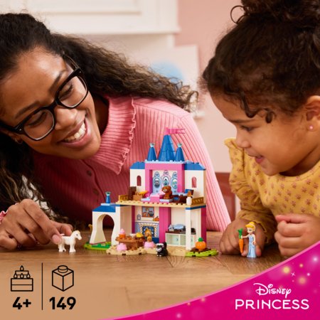 43283 LEGO® ǀ Disney Princess Pelenės bičiulių gyvūnų pilis 