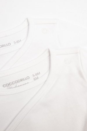 COCCODRILLO smėlinukas  BASIC UNDERWEAR, baltas, ZC1413601BAU-001 ZC1413601BAU-001-098