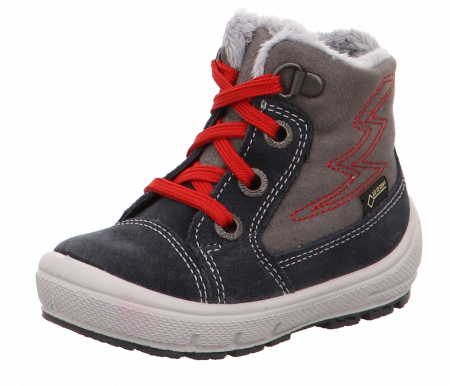 SUPERFIT žieminiai batai berniukui grey/red 3-09306-20 26 3-09306-20 27