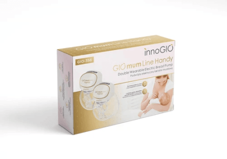 INNOGIO dvigubas nešiojamas elektrinis pientraukis, Line Handy, GIOmum, GIO-356 