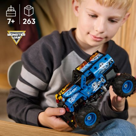 42219 LEGO® Technic Monster Jam™ Grave Digger™ „Ugnis ir ledas“ 