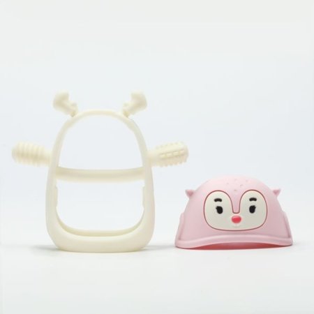 SMILY MIA kramtukas REINDEER, Light Pink, 3 mėn+, M12032-1 