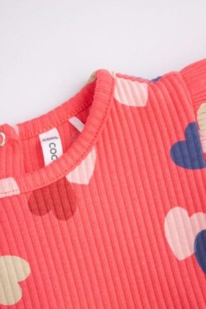 COCCODRILLO suknelė HEARTS GIRL NEWBORN, rožinė, ZC4129101HGN-007-086, 86 cm 