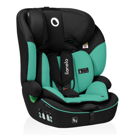 LIONELO automobilinė kėdutė LEVI I-SIZE, Green emerald,  76-150 cm., LO-LEVI I-SIZE 