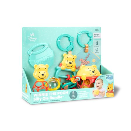 BRIGHT STARTS veiklos žaislų rinkinys Winnie the Pooh Silly Ole Bundle, asort., 17454 