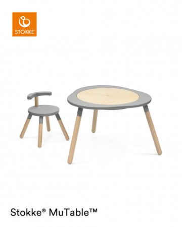 STOKKE medinė kedutė MUTABLE™, storm grey, 627102 627102