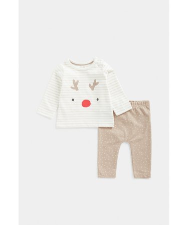 MOTHERCARE marškinėliai ilgomis rankovėmis ir kelnės, FE148  