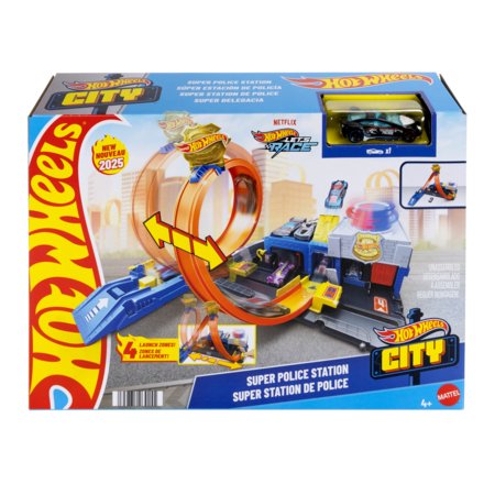 HOT WHEELS rinkinys Super Policijos Stotis, JBM71 