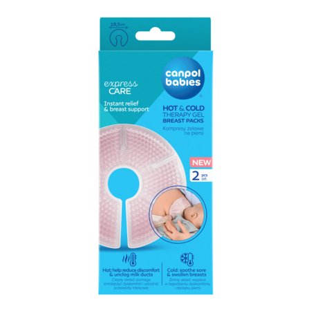 CANPOL BABIES geliniai kompresai krūtims HOT&COLD, 2 vnt., 78/023 