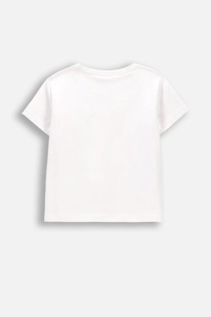 COCCODRILLO marškinėliai trumpomis rankovėmis, balti, WC6143202SGK-001-116, 116 cm 