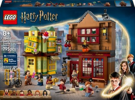76452 LEGO® Harry Potter™ „Aukščiausios rūšies kvidičo prekės“ ir ledainė 