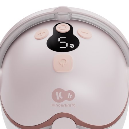 KINDERKRAFT viengubas nešiojamas elektrinis pientraukis MAMAFLOW, pink, KEMAFL00PNK0000 