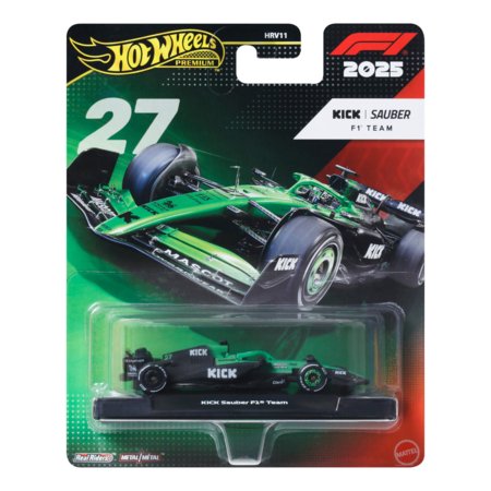 HOT WHEELS 1:64 Premium F1 Sauber Nico Hulkenberg bolidas, JKD84 