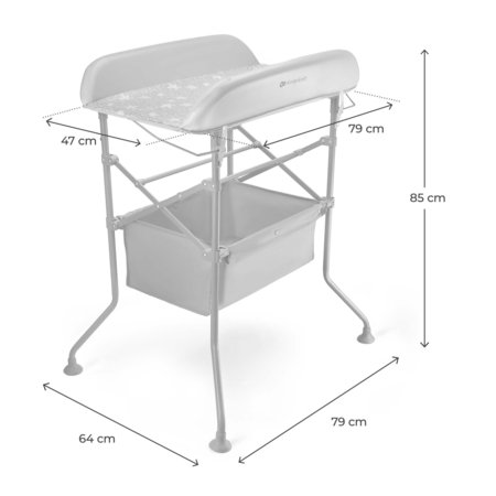 KINDERKRAFT vonelė BUBBLY, pilka, KABUBB00GRY0000 