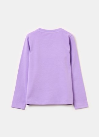 OVS marškinėliai ilgomis rankovėmis, violetiniai, 140 cm, 002122686 