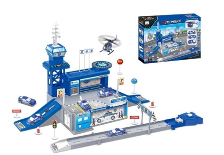 Mašinų rinkinys su stovėjimo aikštele Free wheel,1804I029 1804I029