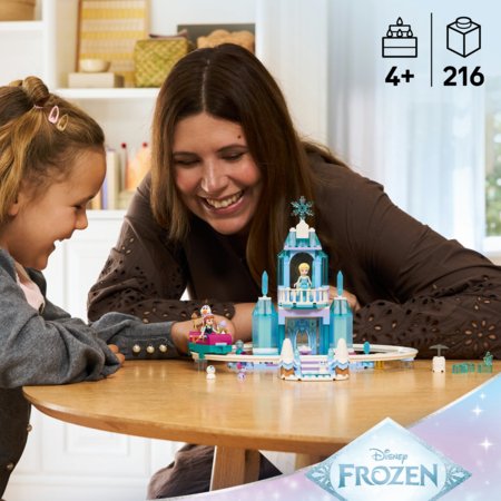 43281 LEGO® ǀ „Disney Frozen“ Elzos ledo pilis ir smagus pasivažinėjimas rogėmis 
