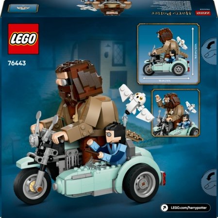 76443 LEGO® Harry Potter™ Hagrido ir Hario pasivažinėjimas motociklu 