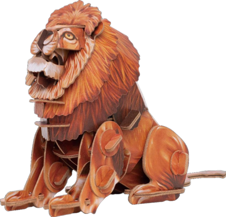 MAKEBUG 3D popierinė delionė Lion, MB-D-0017 