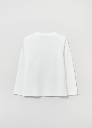 OVS BOY3-10Y T-SHIRT L/S 2M 7-8 WHITE 001820611 001820611