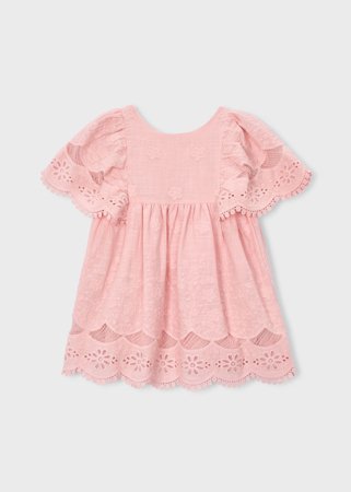 MAYORAL suknelė trumpomis rankovėmis, blossom, 3.923-82, 92  cm 