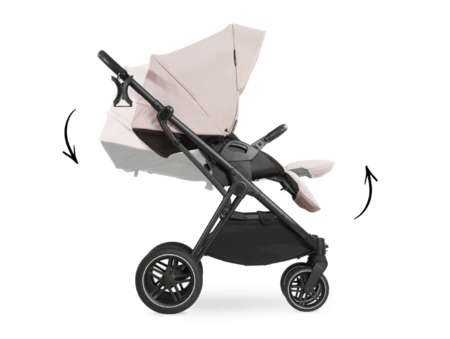 HAUCK universalus vežimėlis 2in1 VISION X SET, Black/Melange beige, 165249 