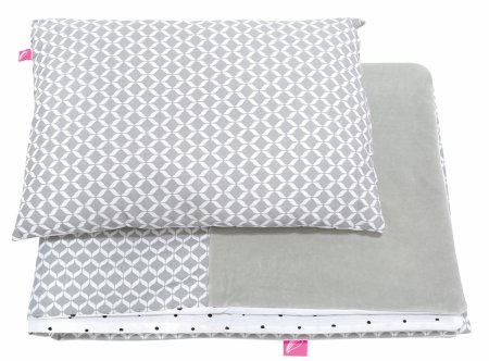 MOTHERHOOD ankoldės ir pagalvės rinkinys PRESCHOOLER'S SET, Grey classics, 113/138 113/138